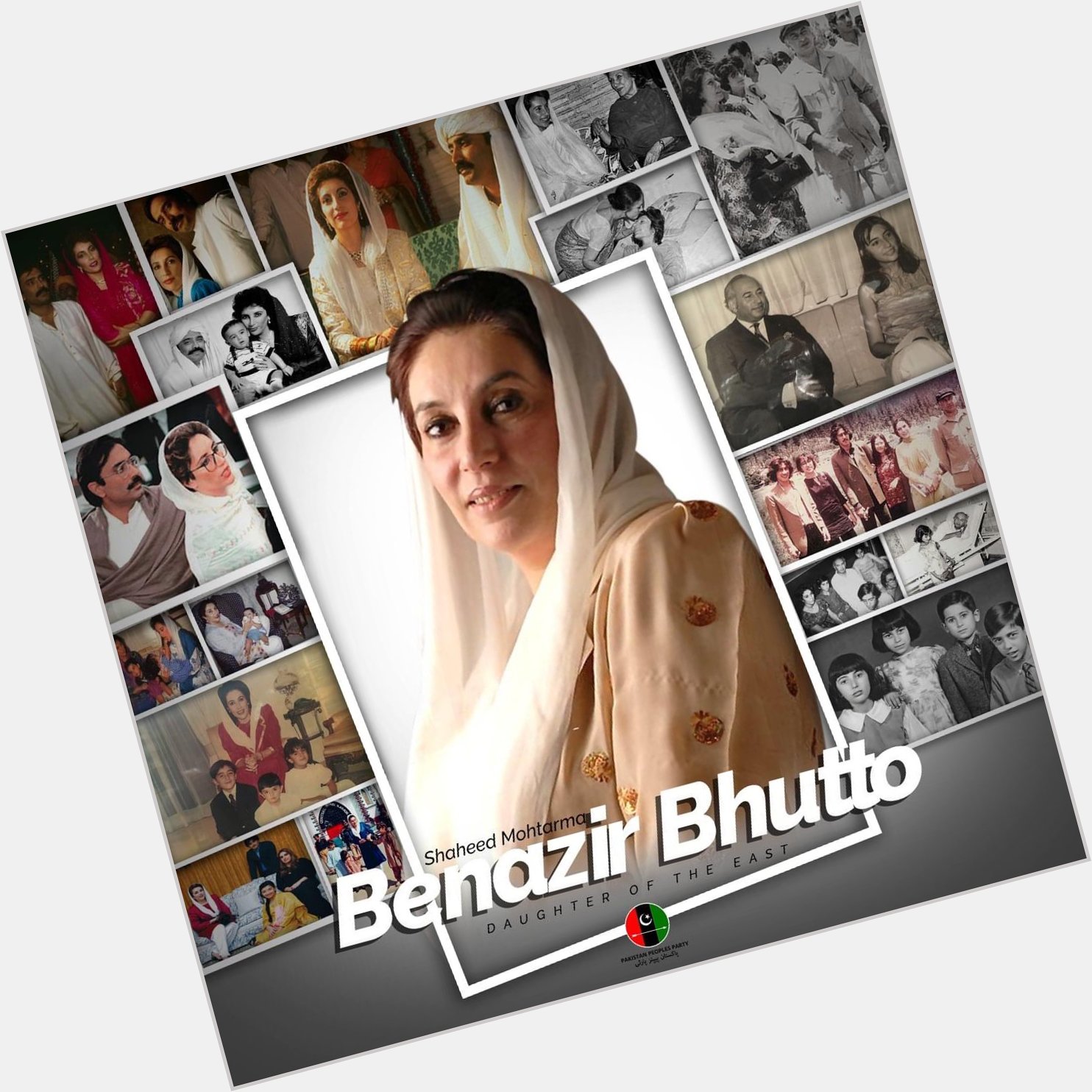 Happy birthday Shaheed Bibi Mohtrama Benazir Bhutto Sahiba 
