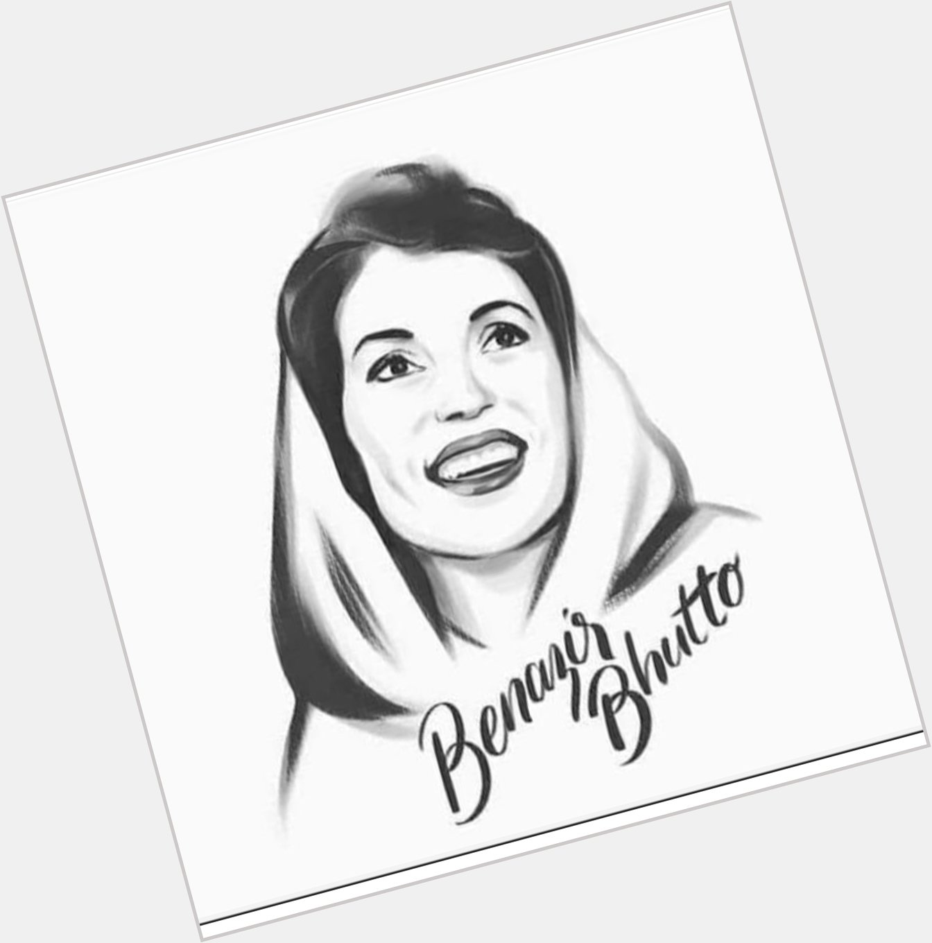 Happy Birthday To Shaheed Bibi Mohtrama Benazir Bhutto Saheba.  