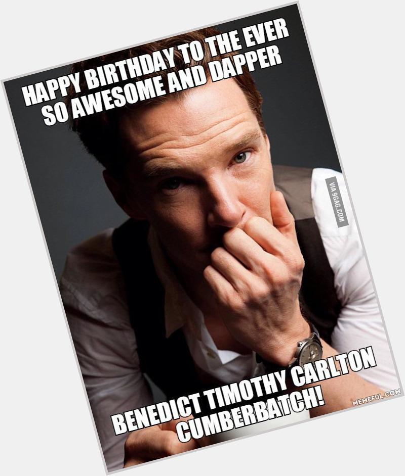 Sherlock, Khan, Smaug, Alan Turing and many more. Happy Birthday Benedict Cumberbatch. 
 