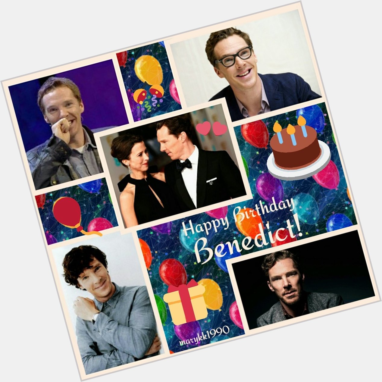 Wishing Benedict Cumberbatch a very happy birthday with his family.   Happy Birthday to you!   