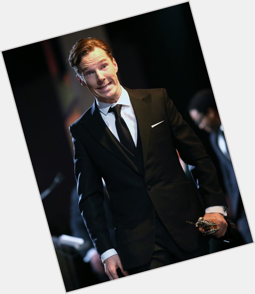Happy Birthday Benedict Cumberbatch! It looks like someone\s thrilled it\s their birthday! 