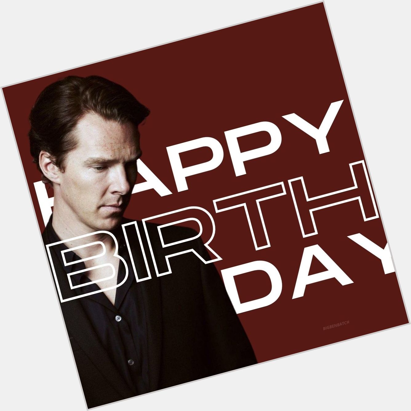 Happy 45th Birthday to Benedict Cumberbatch!  