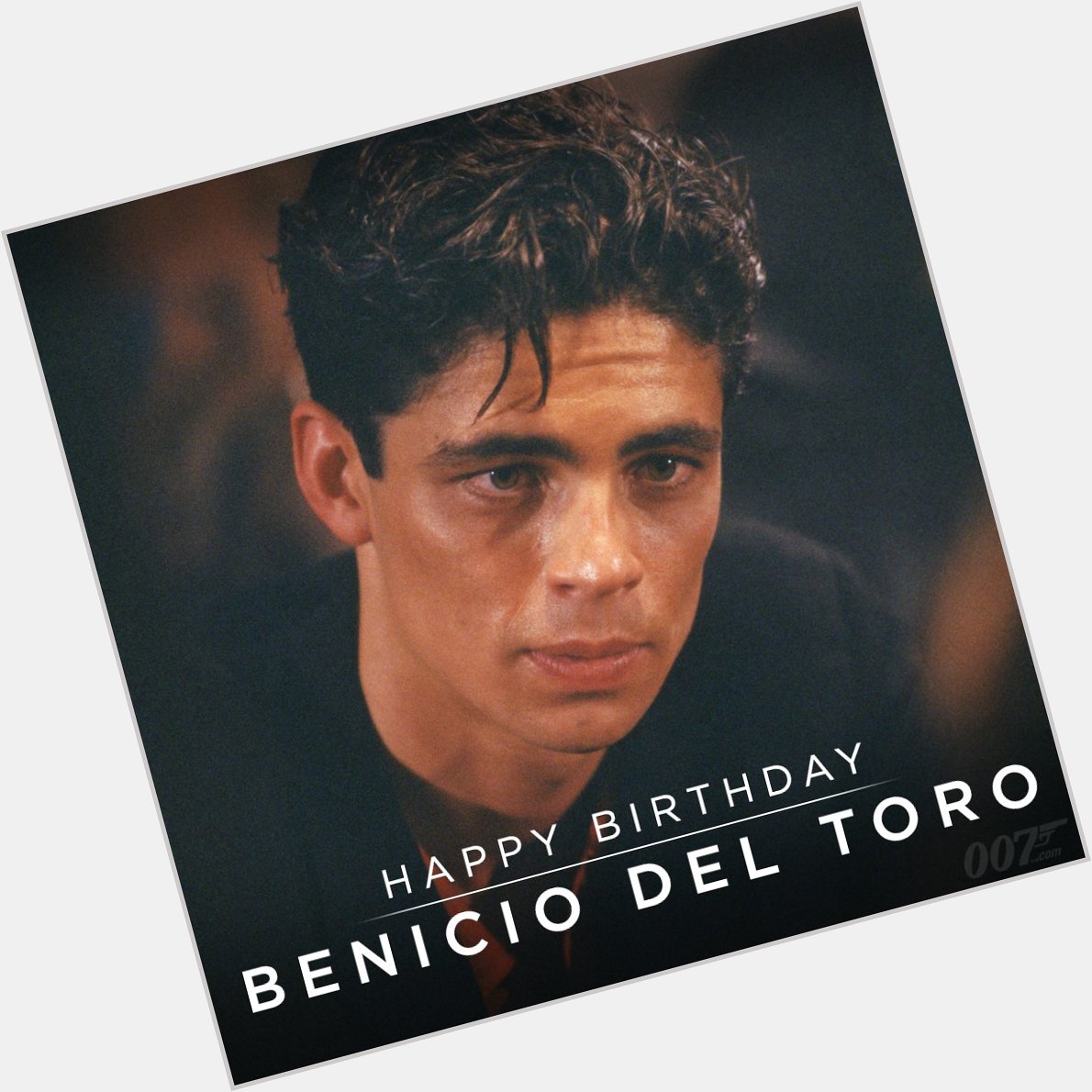 Happy Birthday to Benicio Del Toro! He played Dario in LICENCE TO KILL (1989).  