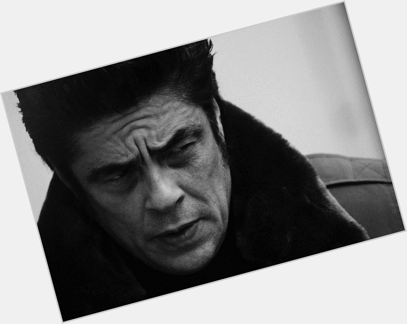 Hunk Benicio del Toro 50 jaar vandaag. 
Happy Birthday (fav pic btw) 