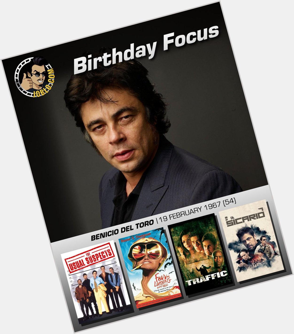 Wishing a very happy 54th birthday to Benicio Del Toro! 