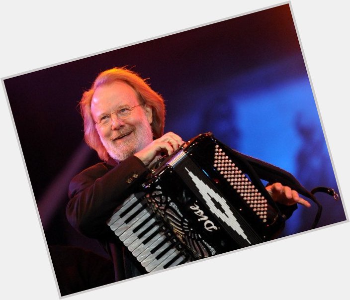 One man and his accordion! Happy 69th birthday to Benny Andersson. 