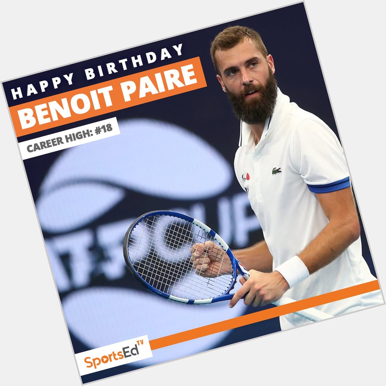 Happy Birthday to one of the best French players in the world, Benoit Paire! 
