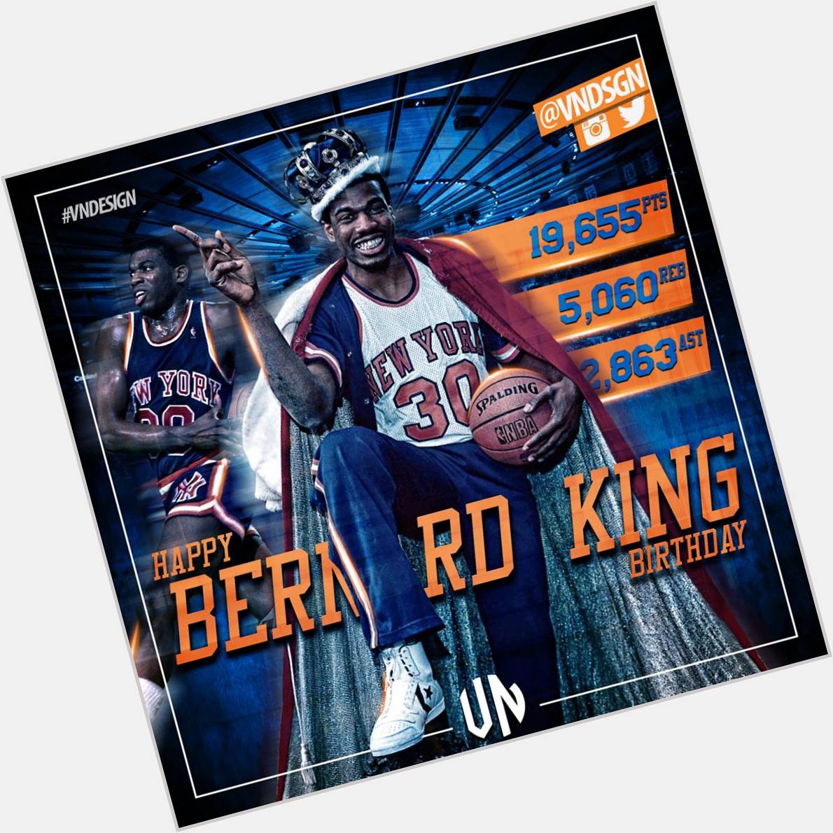 Join me in wishing a happy birthday to Bernard King ! 