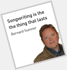 Happy Birthday to Bernard Sumner, born today in 1956. 