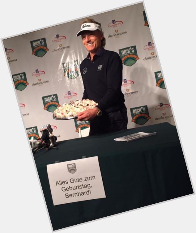 Happy Birthday to our Defending Champ, Bernhard Langer! What a great way to celebrate Day at the 