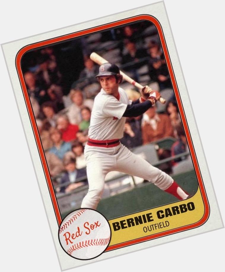 Happy 68th birthday to Bernie Carbo. 