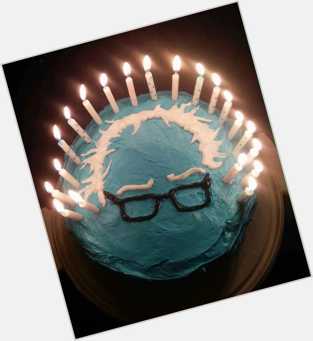 Happy Birthday Bernie Sanders, I heard you turned 80 so god bless and I hope you live until 100. 