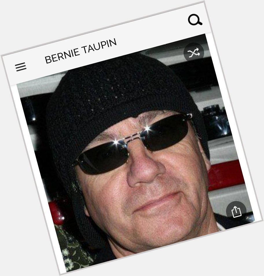Happy birthday to this great singer.  Happy birthday to Bernie Taupin 