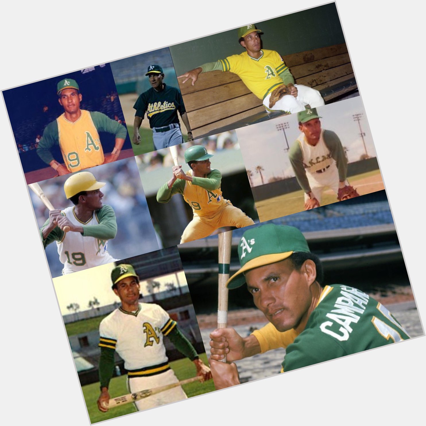 Happy birthday to Bert Campaneris, who looked good in ANY version of the Oakland A s uniform 