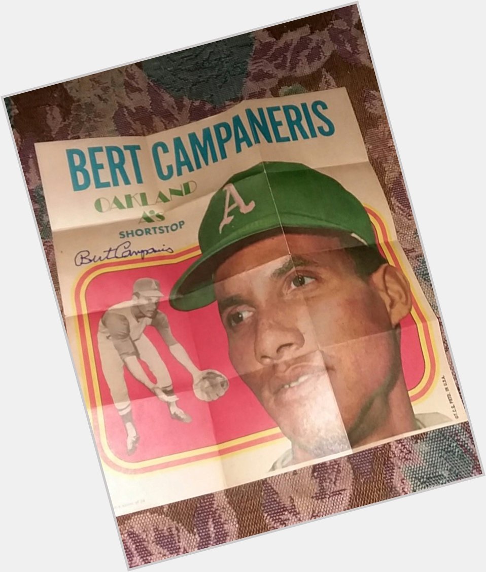 Happy 80th birthday to Bert Campaneris! What a great player and joy to watch! 