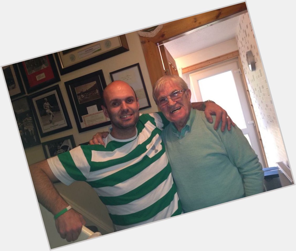 Happy birthday to mr celtic lisbon lion bertie auld never forget the day he toured ma gaff! 
