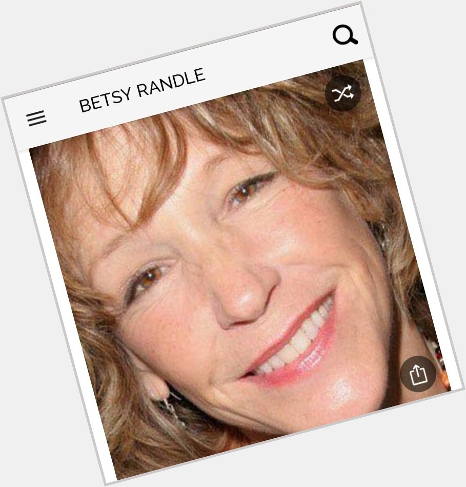 Happy birthday to this great actress.  Happy birthday to Betsy Randle 