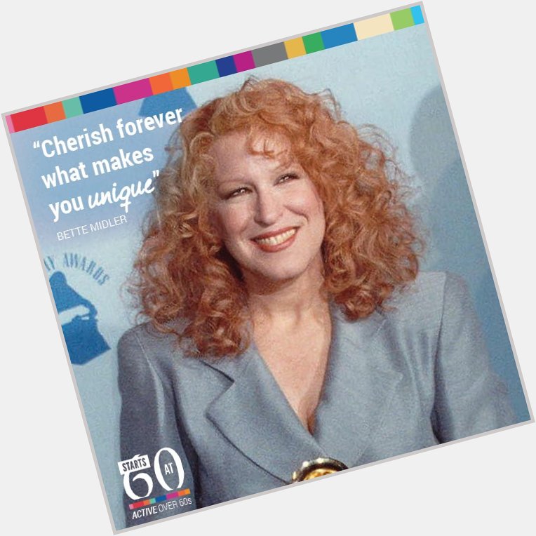 Bette Midler turns 70 today! Join us in wishing her a happy birthday!

What is your favourite song by Bette? 