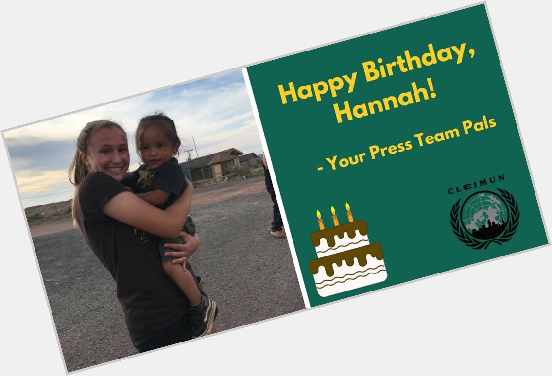 Happy birthday to our head of press and our good pal! Hope you have a great day Hannah! 