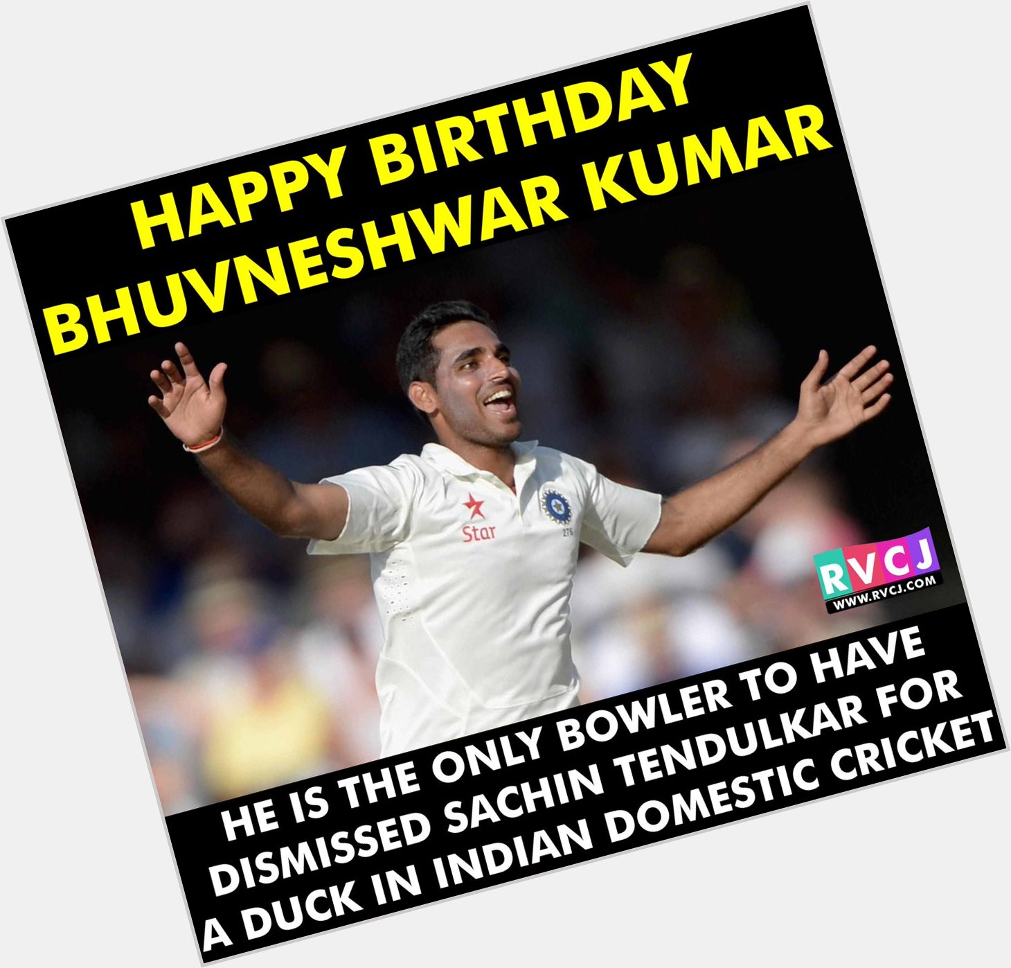 Happy Birthday Bhuvneshwar Kumar 