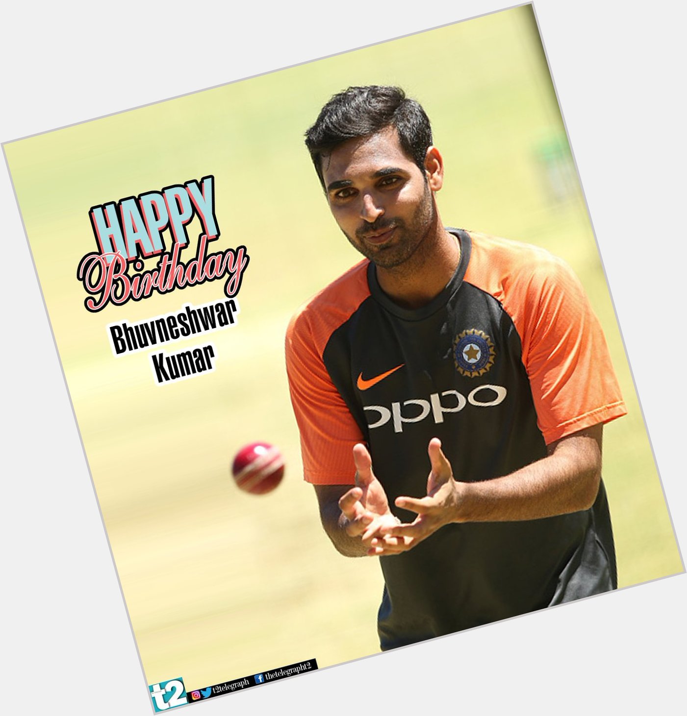 He is one to watch out for on the field! Happy birthday Bhuvneshwar Kumar. 