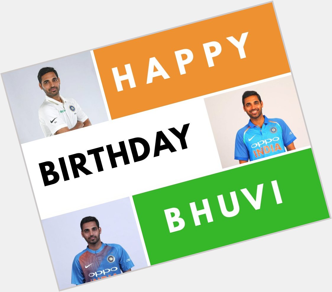 First Indian to pick five wicket haul in all three formats..

Happy Birthday Bhuvneshwar Kumar! 