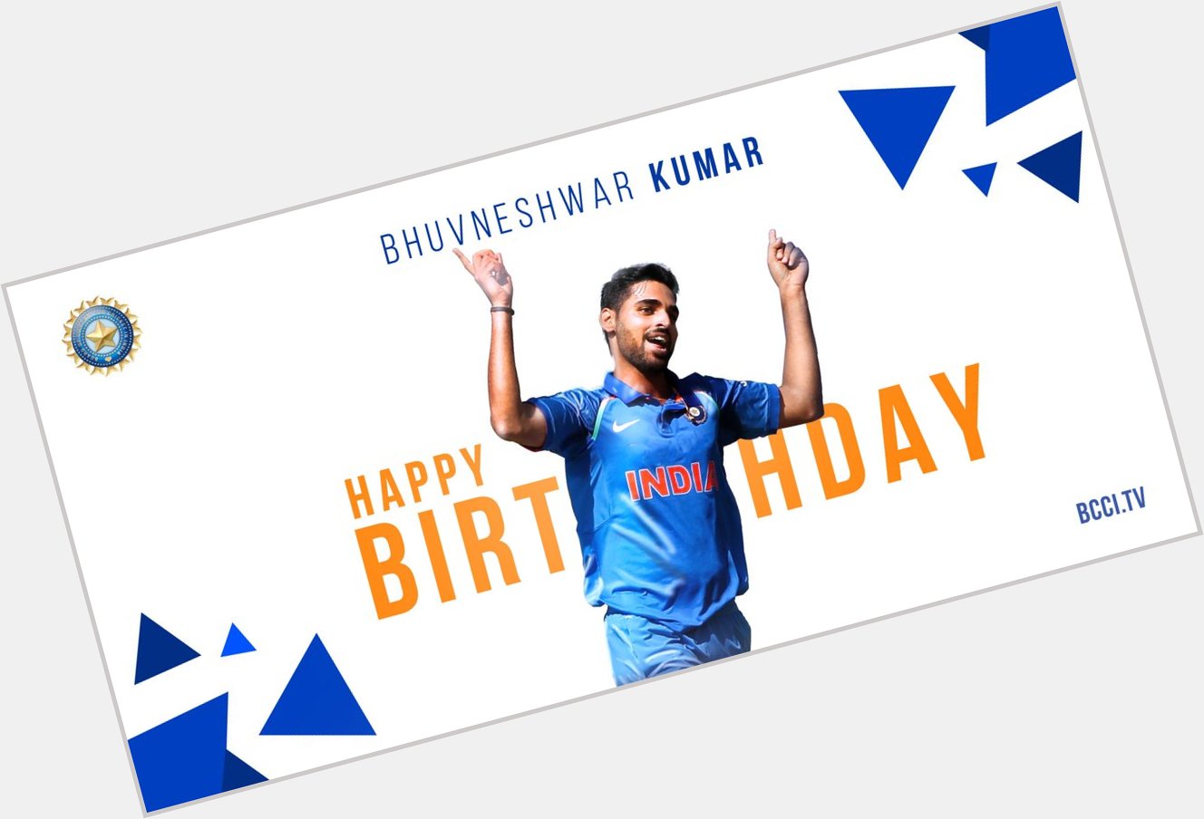 Happy birthday Bhuvneshwar Kumar 