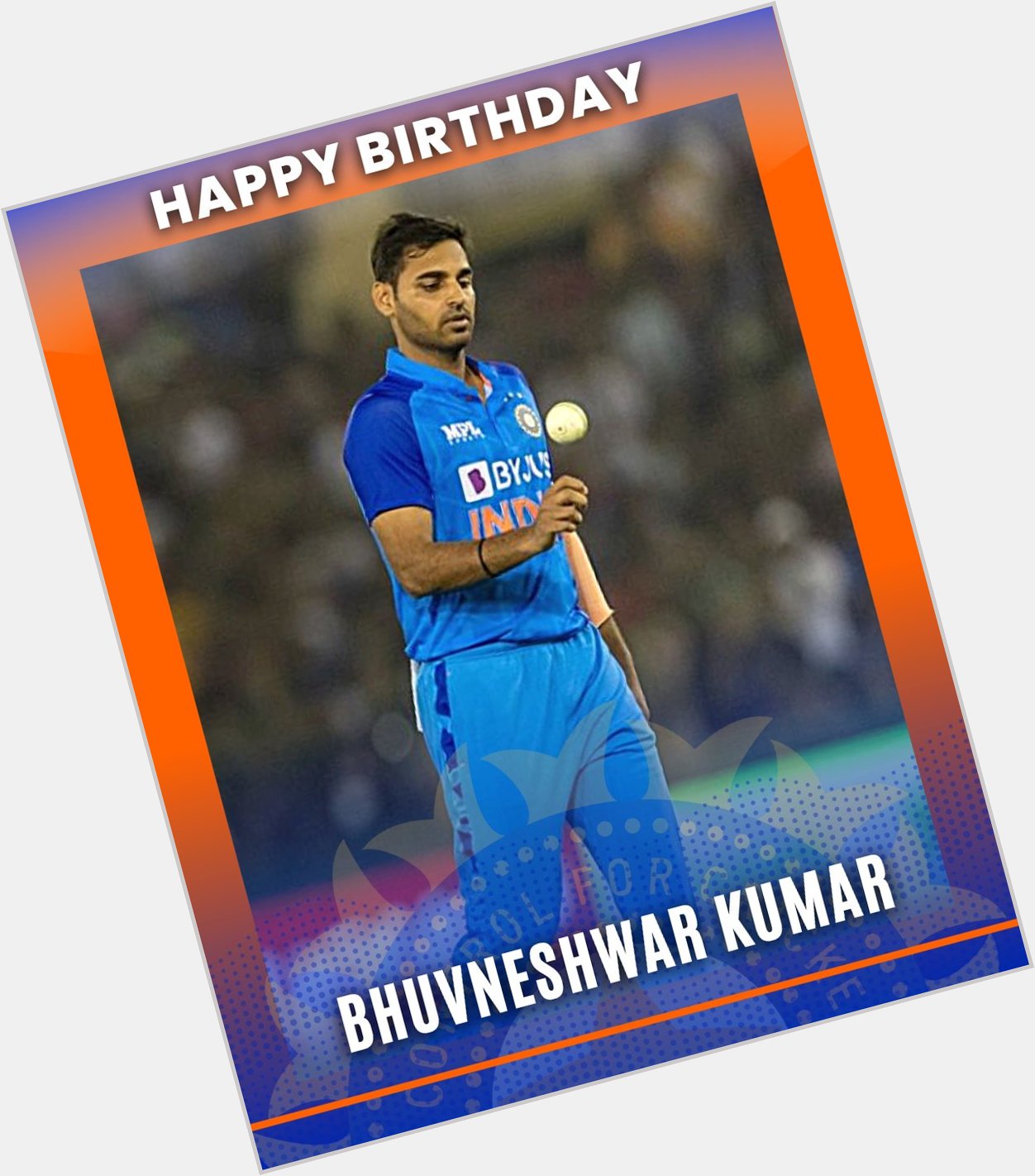 Wishing Bhuvneshwar Kumar A Very Happy Birthday  
