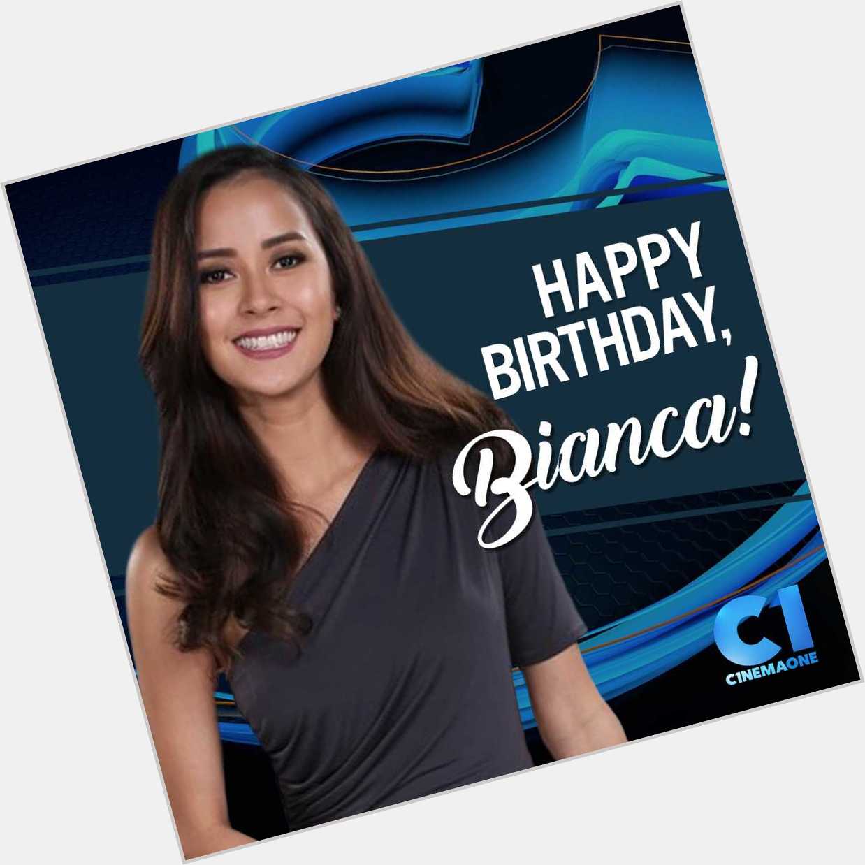 Happy birthday to our CinemaNews host, Bianca Gonzalez (   From your family! 