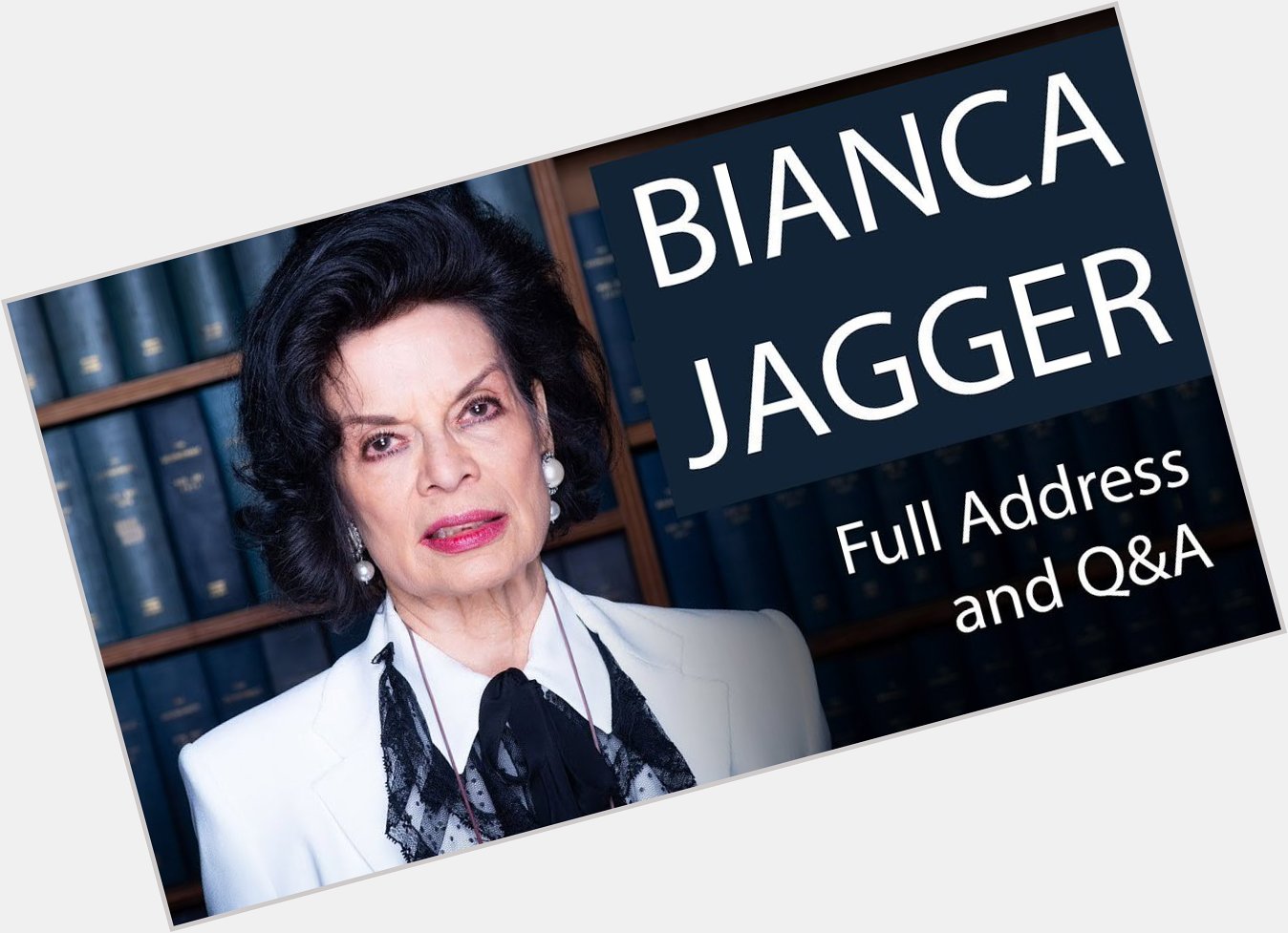 May 2:Happy 74th birthday to human rights advocate Bianca Jagger (\"1971-78 wife of Mick Jagger\") 