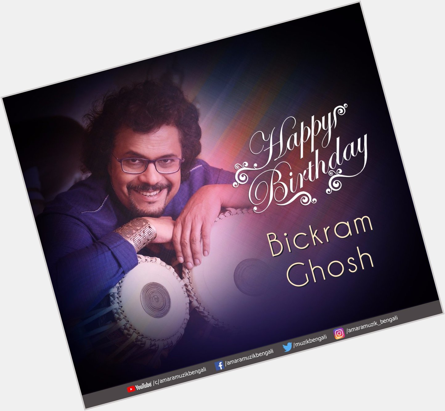 Wish You A Very Very Happy Birthday Pt. Bickram Ghosh . 