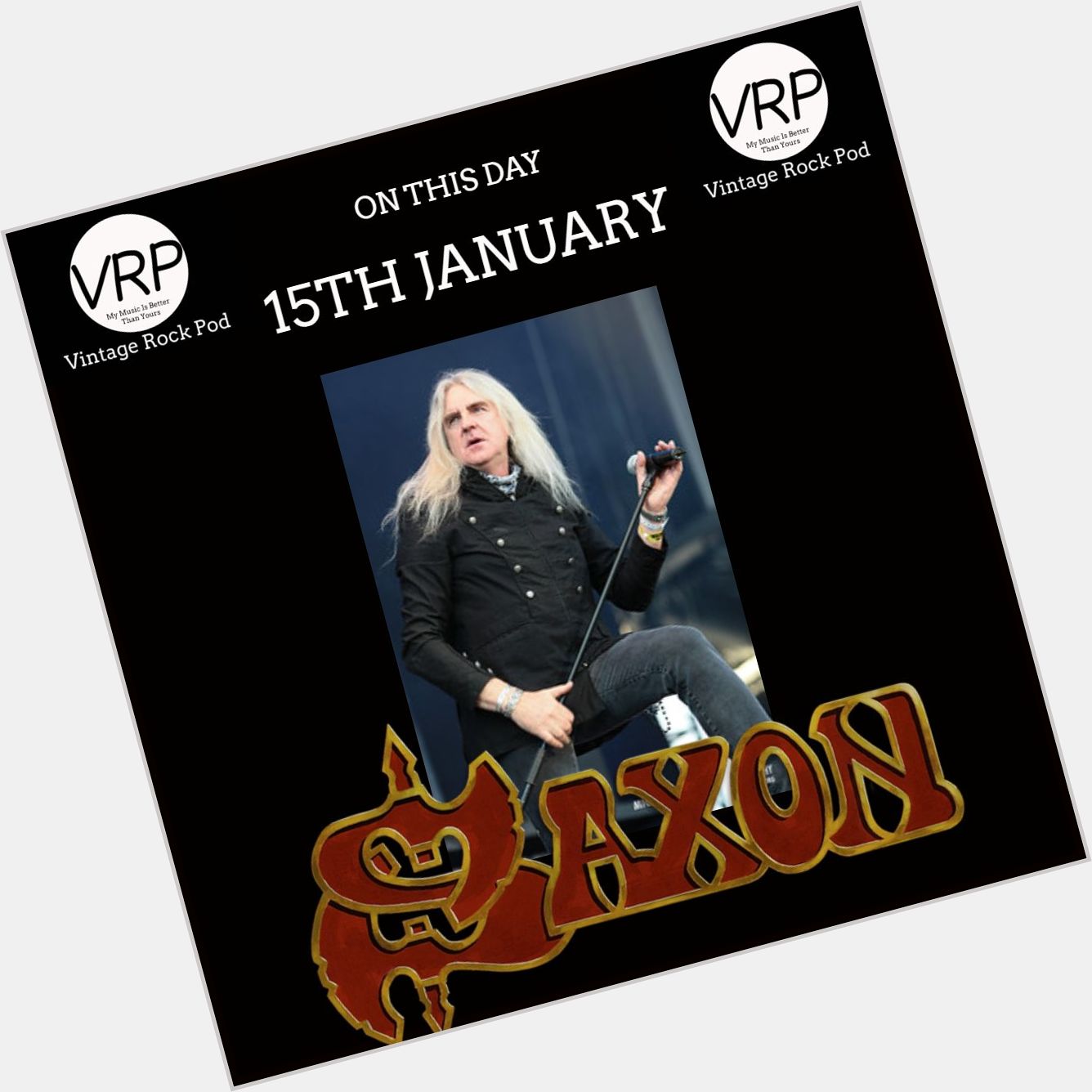  Happy Birthday to Saxon lead singer Biff Byford! 70 years young today! 