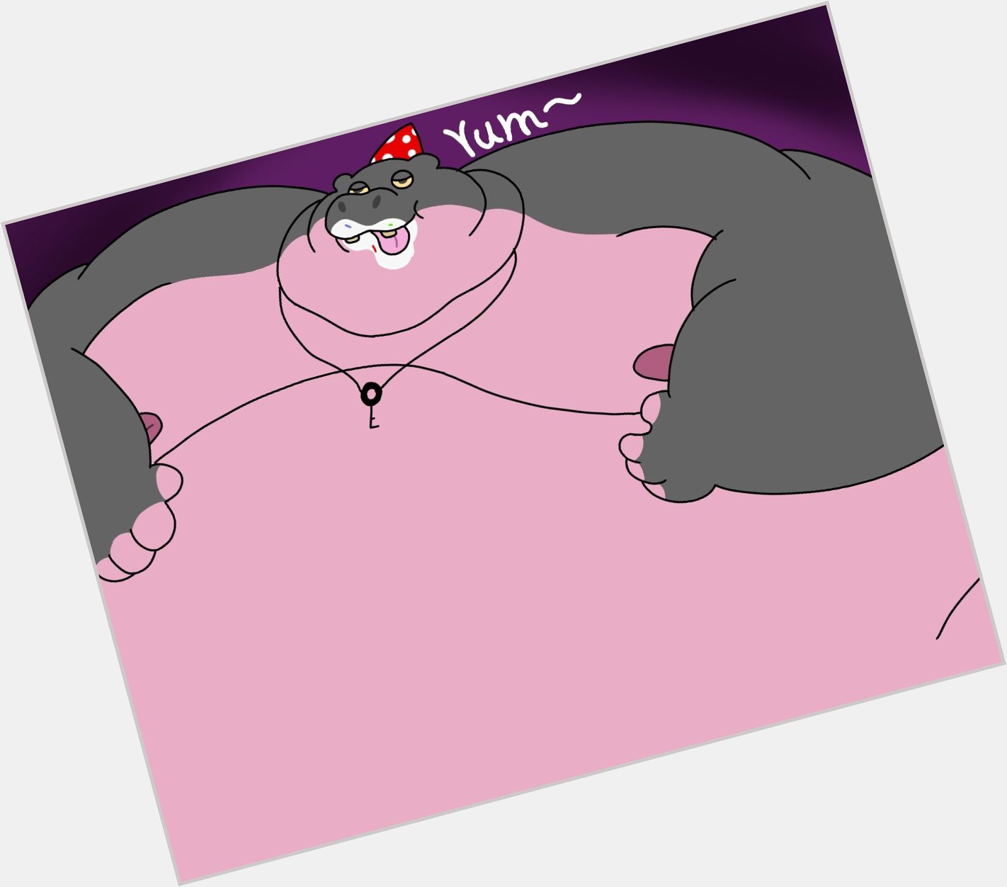 A quickie birthday gift drawing for a hippo like me ! 

Happy birthday big boi! 