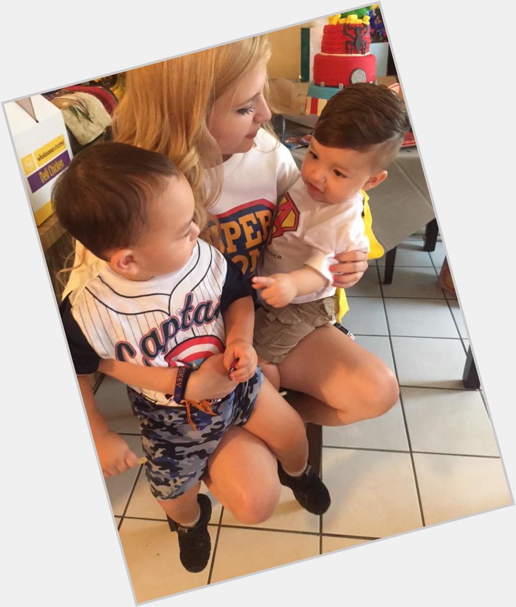 Alexander was letting him know whose party it was hahaha HAPPY BIRTHDAY BIG BOY  