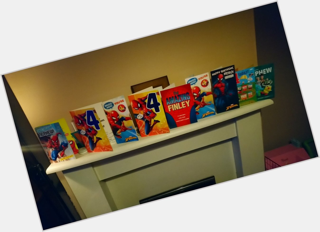 Safe to say my Son likes Spiderman. Happy Birthday big boy 