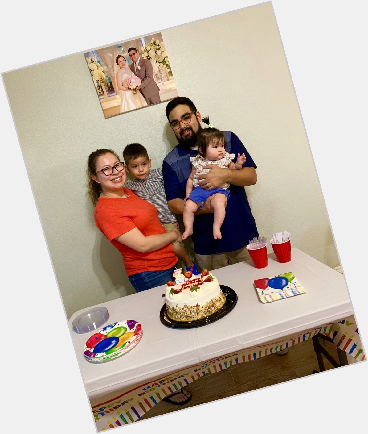 Happy Birthday to my big boy Leo! Hes 3 yrs old! Love you!  