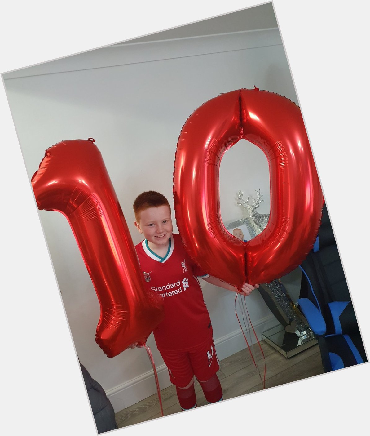 Happy 10th Birthday big boy ,can\t believe your double figures have a lovely day   