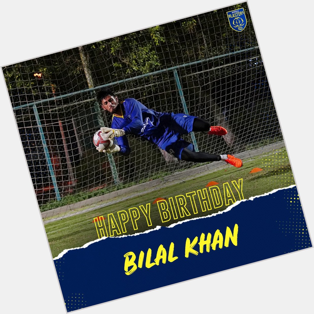 Here\s wishing our shot-stopper, Bilal Khan, a very Happy birthday!  