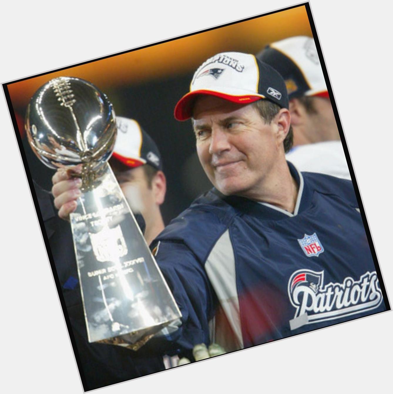 Happy 63rd birthday to Bill Belichick one of the greatest coaches in NFL history    