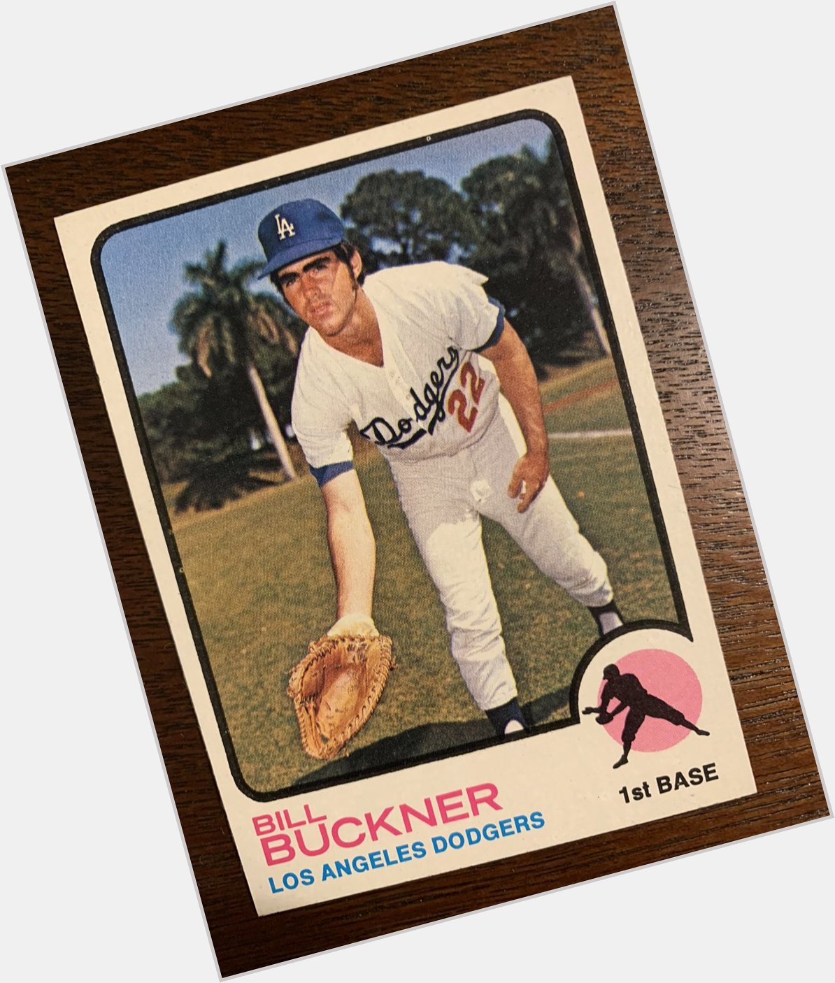 Happy Birthday Bill Buckner     We learned on his 1973 Topps that he hit .441 during the 1971 Spring Training 