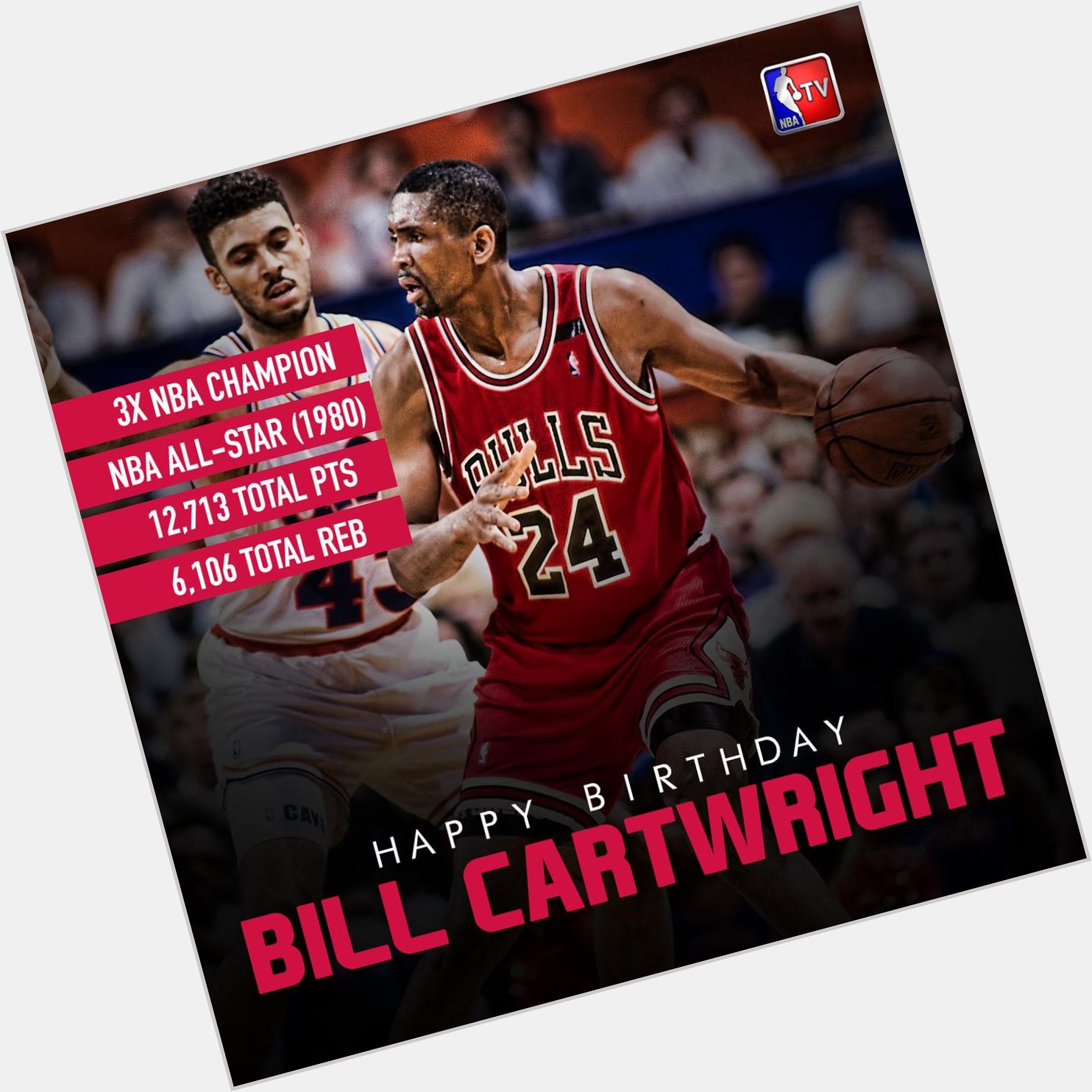 Join us in wishing Bill Cartwright a Happy Birthday! 