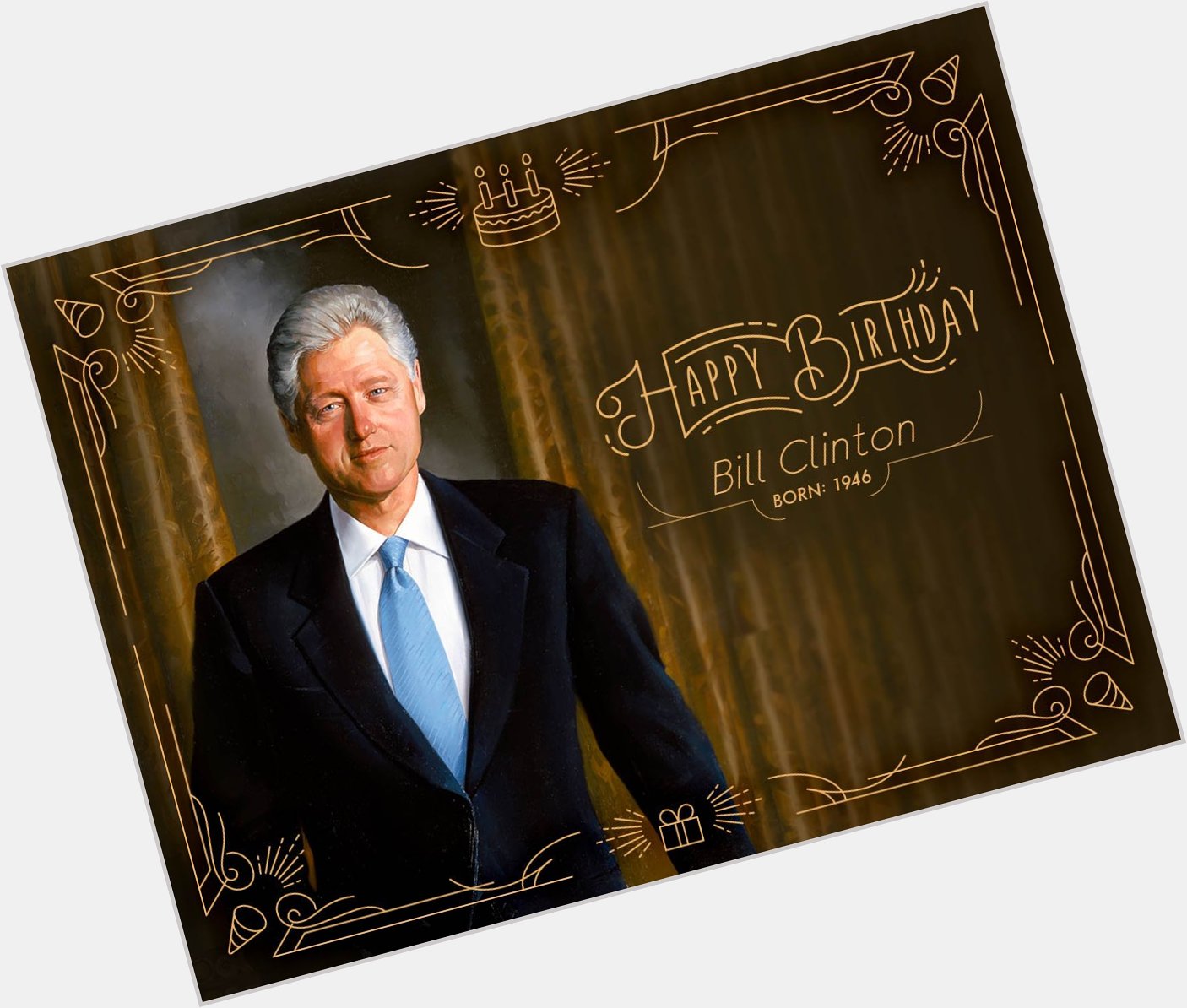 Happy birthday to our 42nd president, Bill Clinton (1993-2001) born on this day in 1946.  