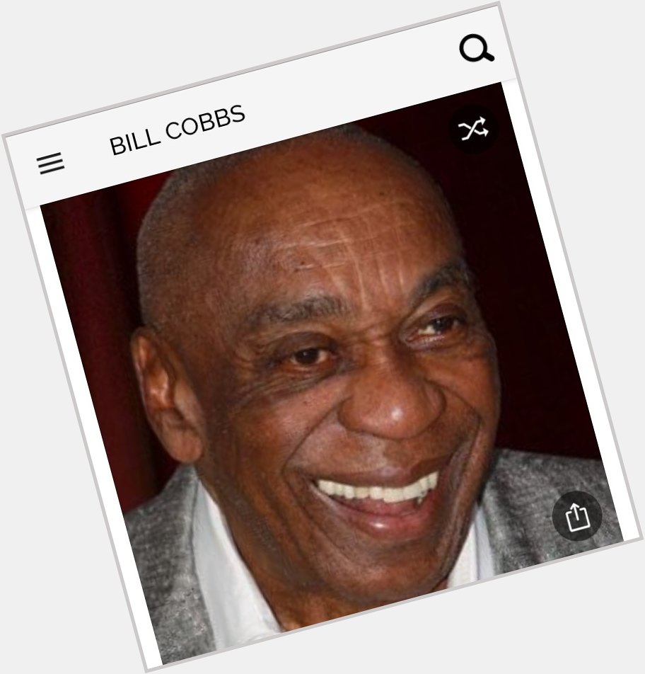 Happy birthday to this great actor.  Happy birthday to Bill Cobbs 