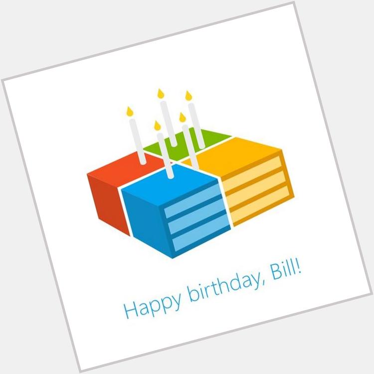 Happy Birthday, Bill   