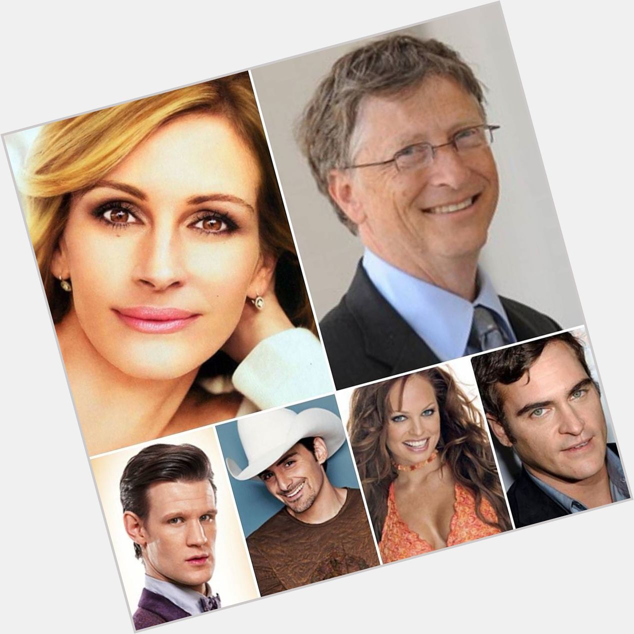  :  | Happy birthday to Julia Roberts, Bill Gates, Matt Smith, Brad Paisley, 
