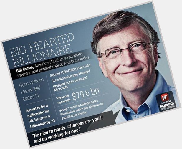 Happy 60th birthday, Bill Gates 