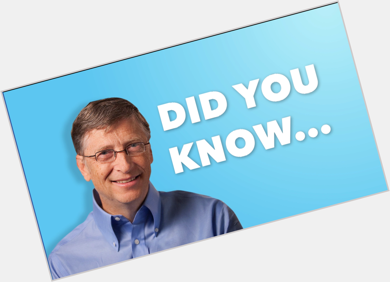 Happy Birthday, Bill Gates!

The world\s richest man turns 60 today  