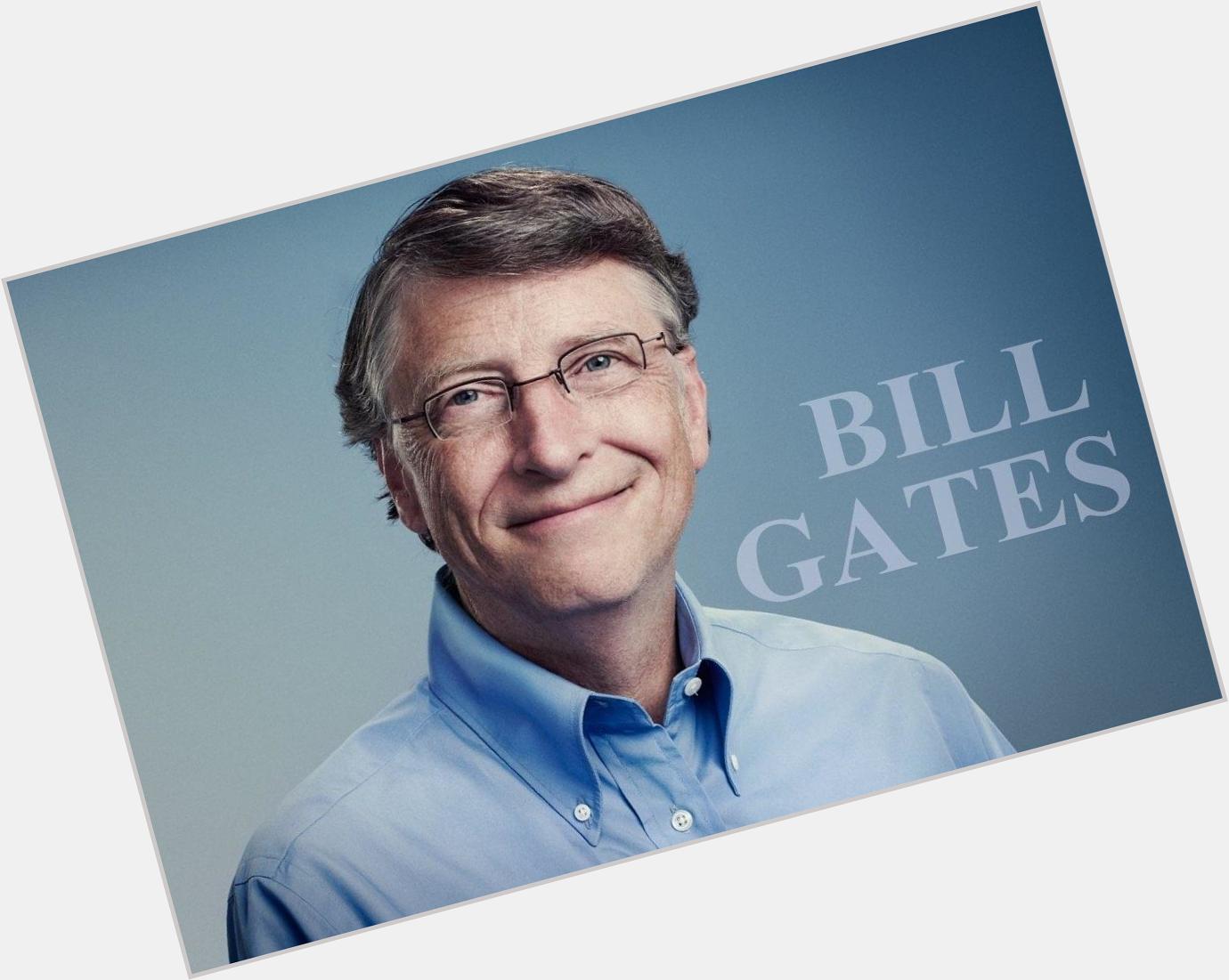 Happy birthday, Bill Gates (60 years old)! 