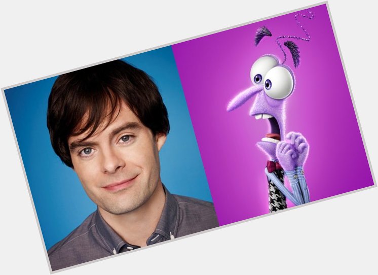 Happy 39th Birthday to Bill Hader! The voice of Fear in Inside Out.   