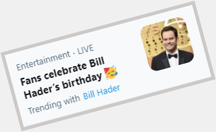 Happy birthday bill hader 